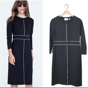 Sonnet James Black (white center trim) Coco dress